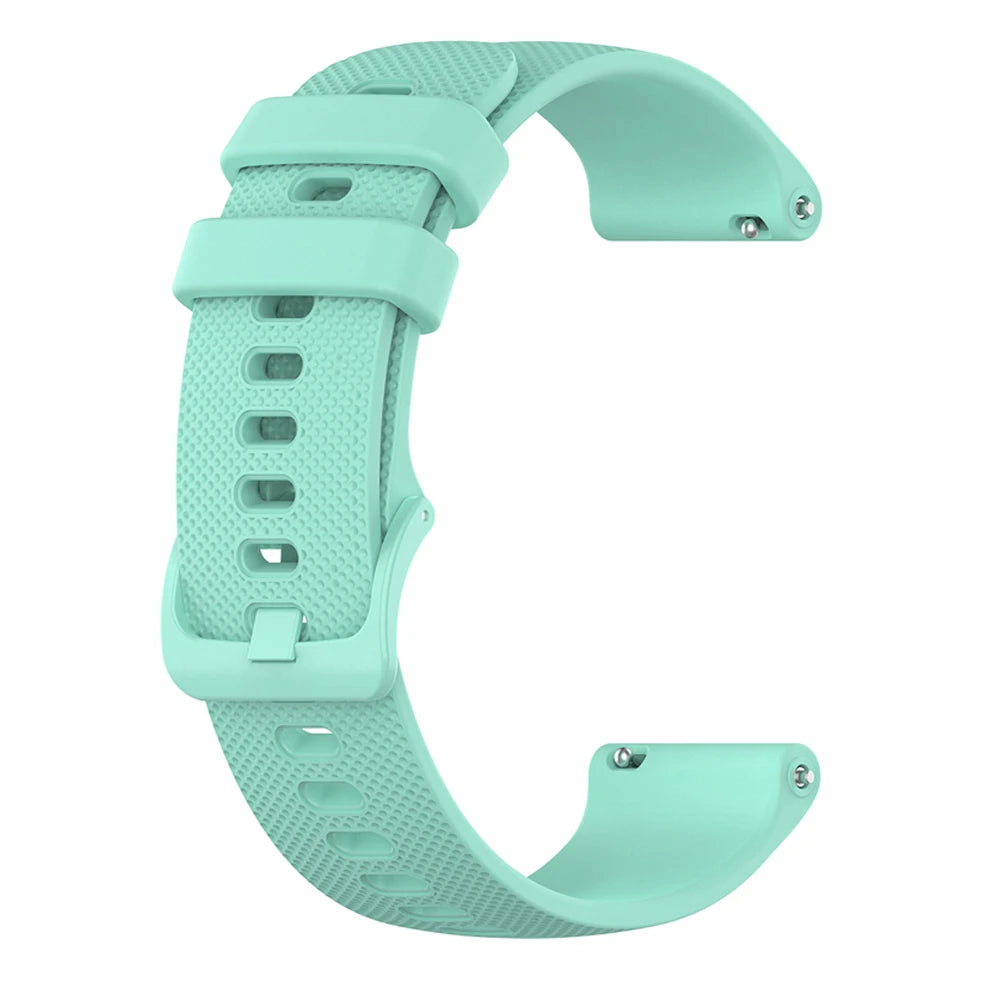 COROS Textured Silicone Band with Matching Buckle – Mint Green Strap
