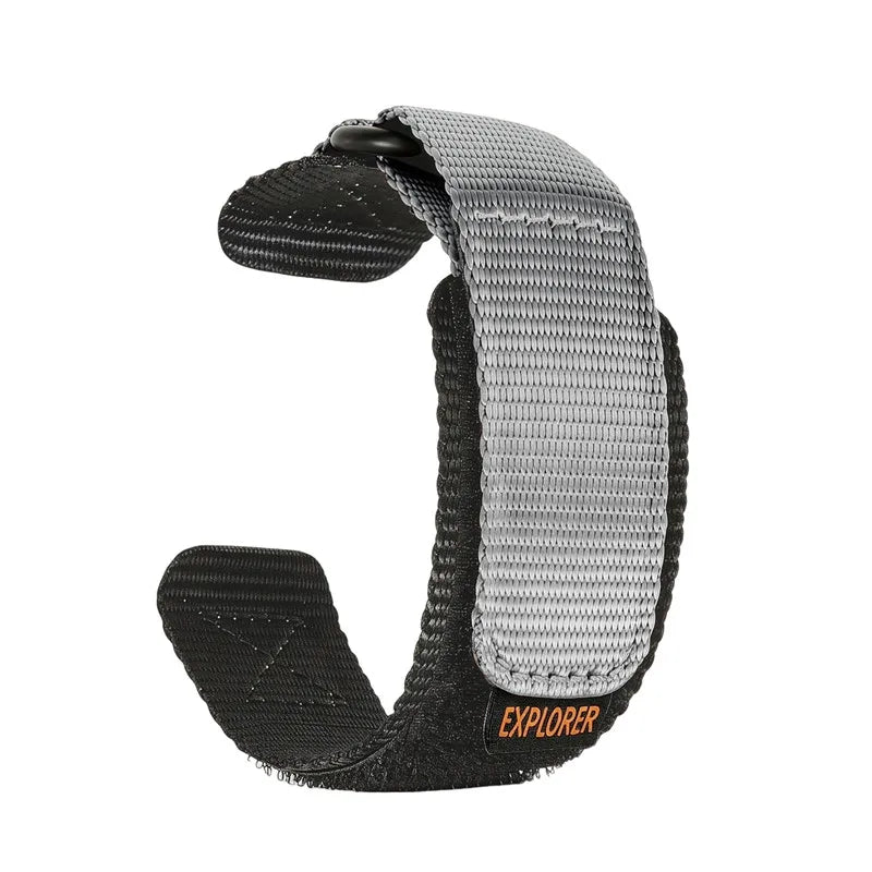 Garmin Hook-and-Loop Nylon Sport Band in Gray