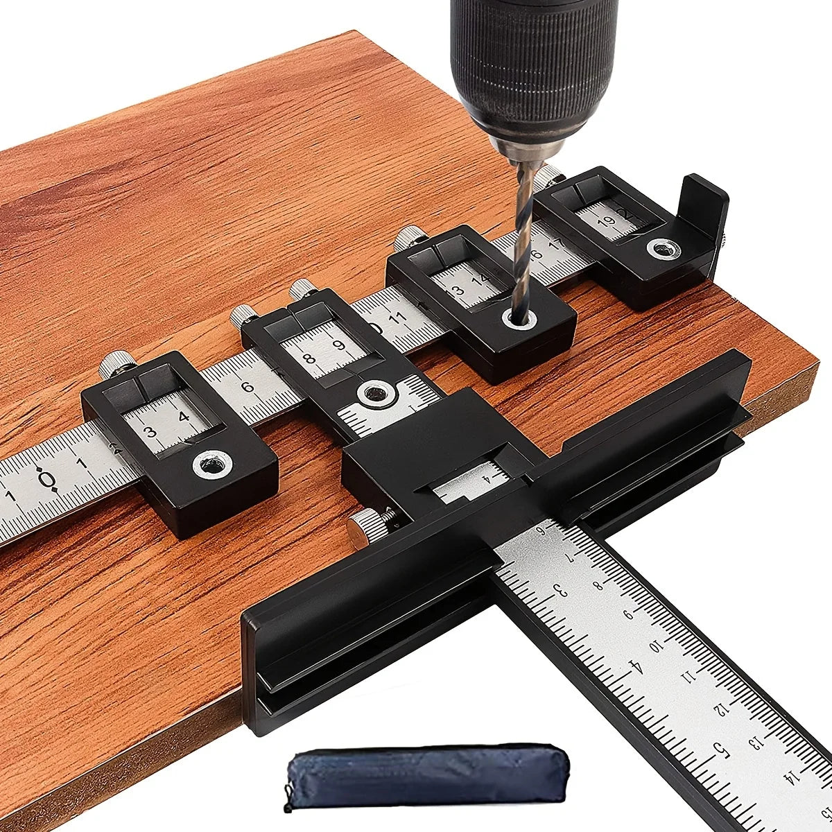 Adjustable Cabinet Hardware Jig for Knobs & Pulls