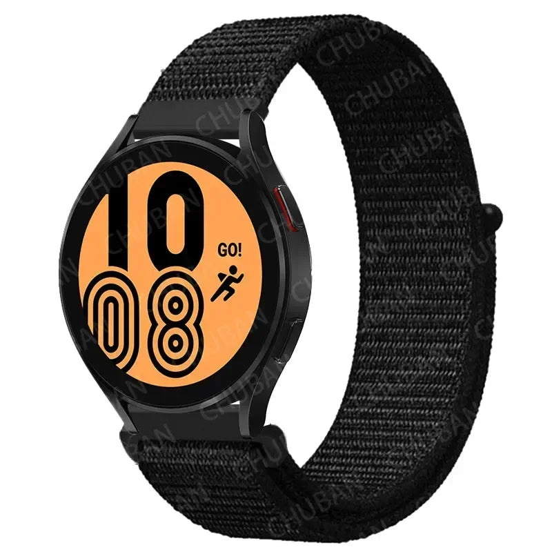 COROS Nylon Sport Loop Watch Band in Solid & Mixed Colors - Solid Black