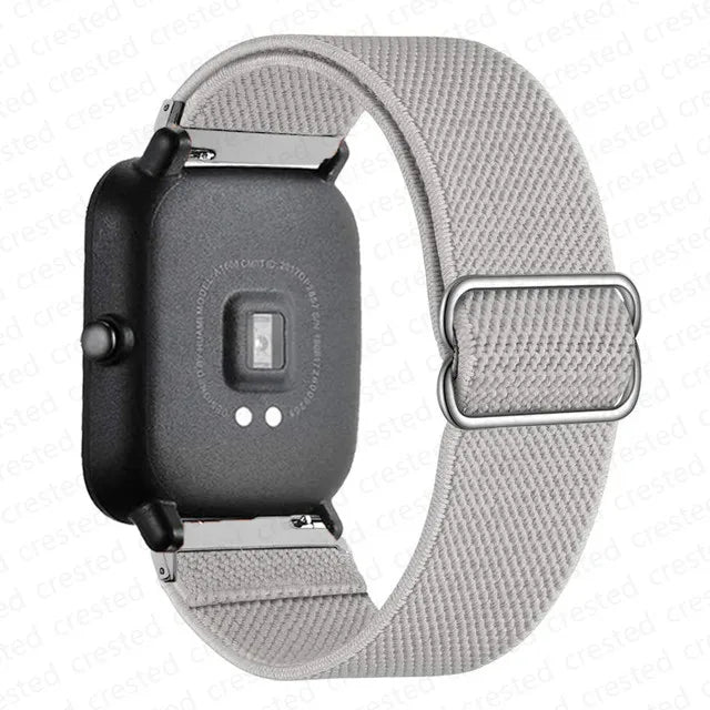 COROS Adjustable Elastic Fabric Watch Band - Light Gray