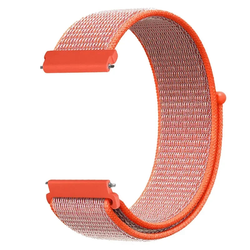 Polar Adjustable Nylon Sport Loop Band – Pink / Orange Edge