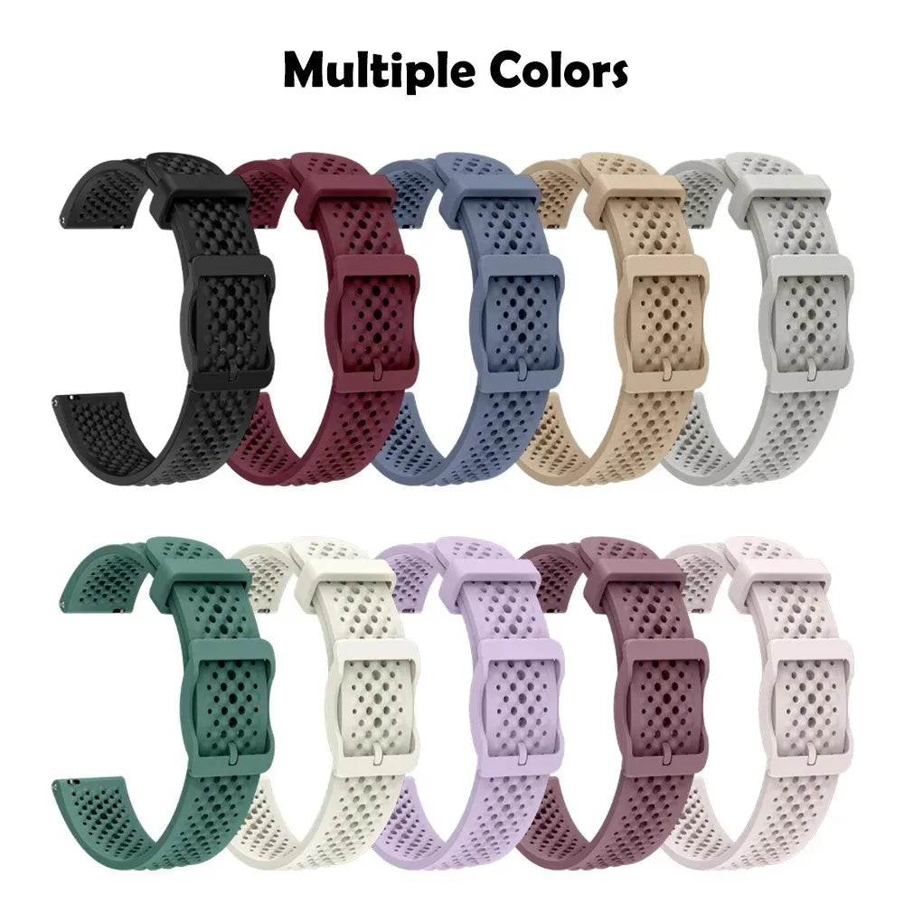 Garmin Lily 2 Perforated Silicone Band in several colors