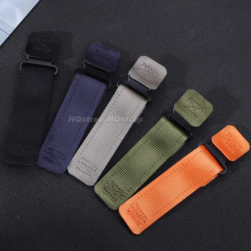 Nylon Hook-and-Loop Band for Motorola Moto — Fold-back nylon strap color assortment