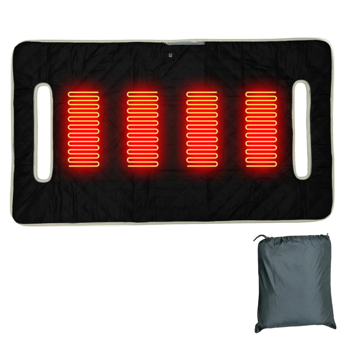 Heated Golf Cart Seat Cover, USB Powered, 3 Heat Settings