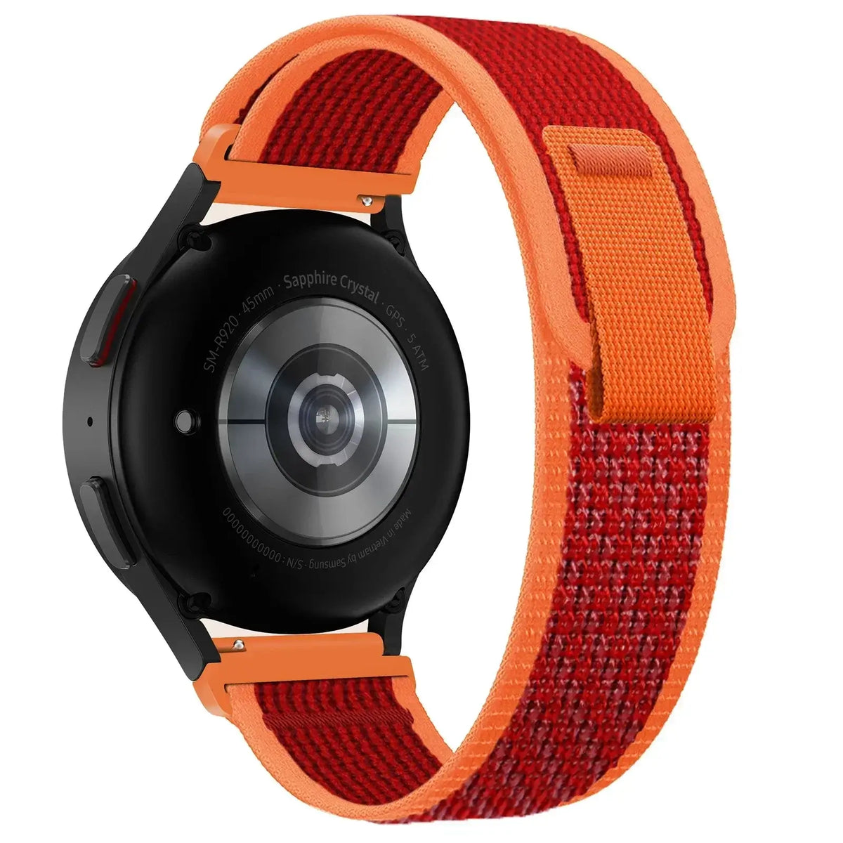 Amazfit Nylon Trail Loop Watch Band with Pull Tab - Red / Orange