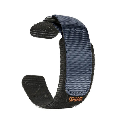 Garmin Hook-and-Loop Nylon Sport Band in Navy Blue
