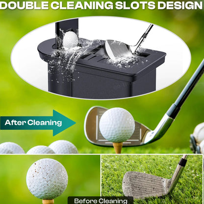 Golf Cart Club & Ball Washer with Mounting Bracket
