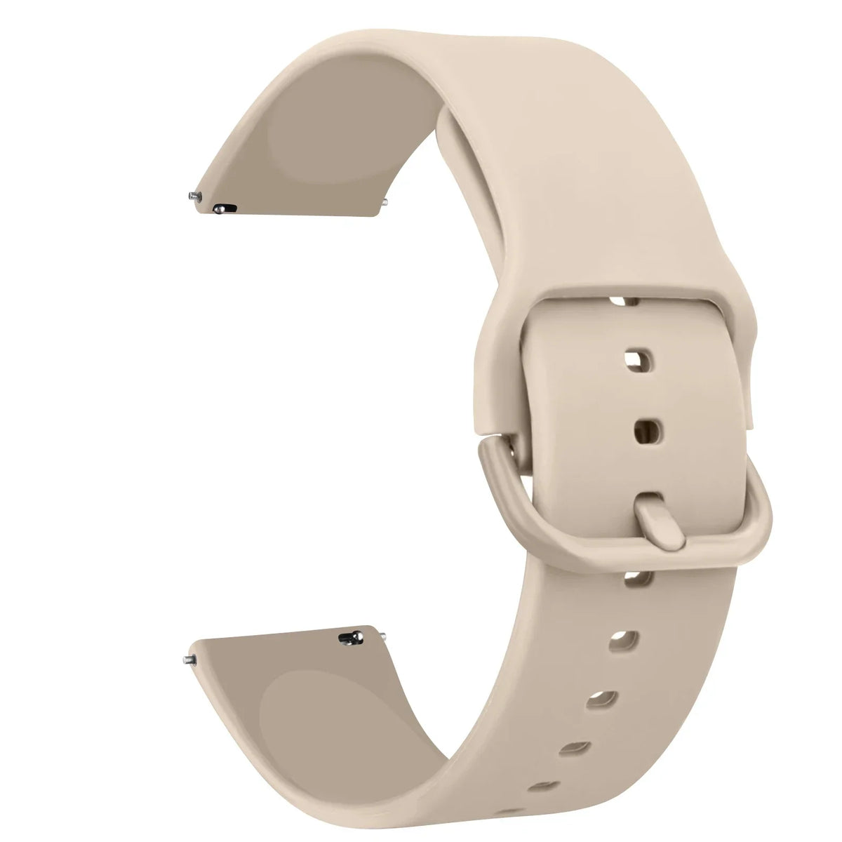 Motorola Moto Silicone Watch Band with Matching Buckle — Milk Tea