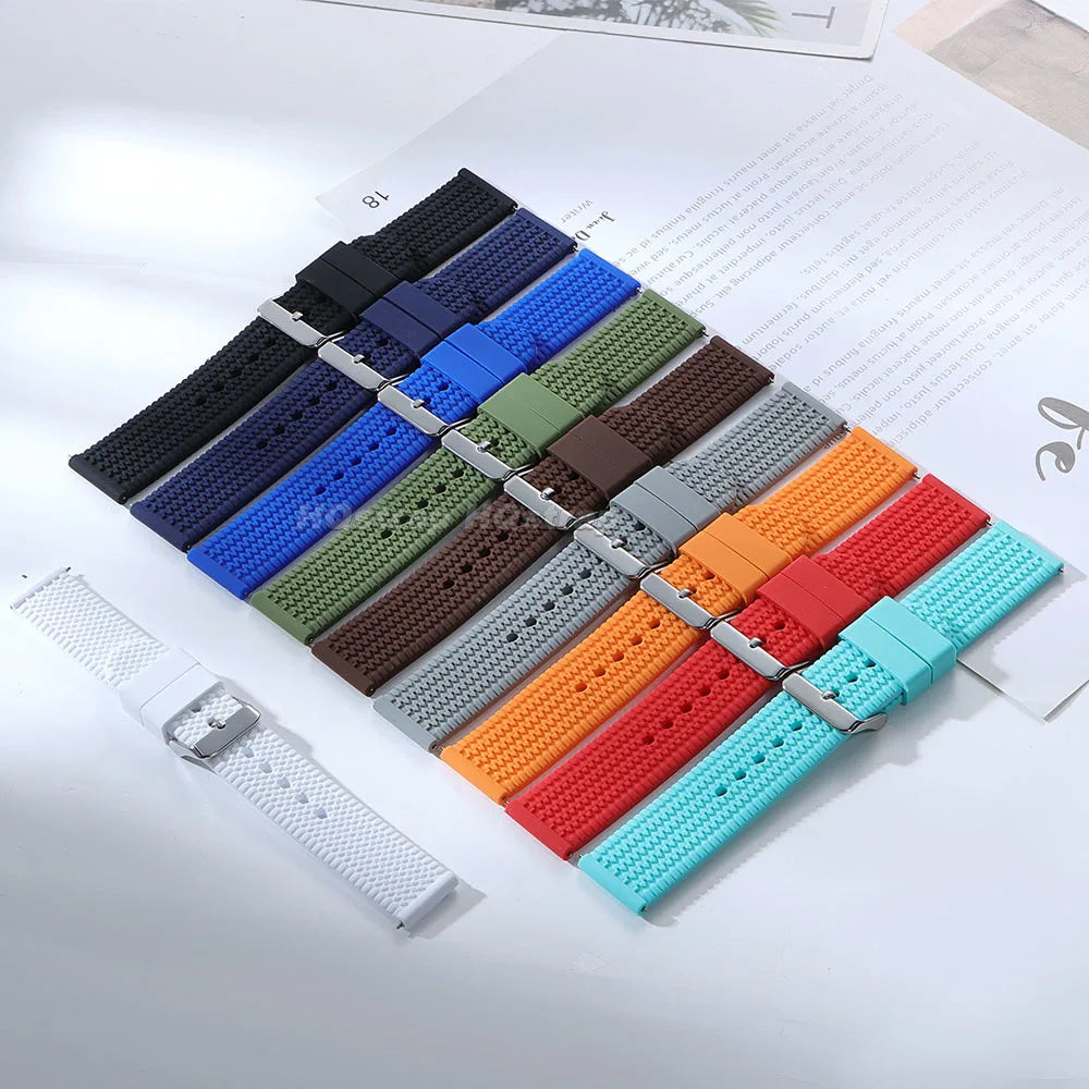 Tread Pattern Silicone Band in all colors