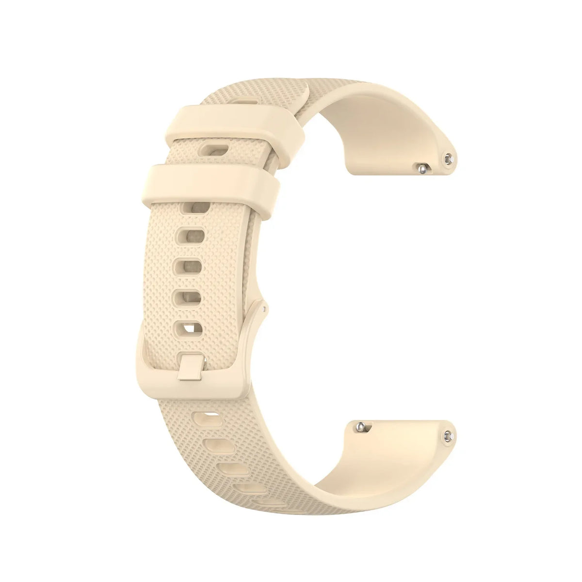 Motorola Moto Textured Silicone Band with Matching Buckle — Cream