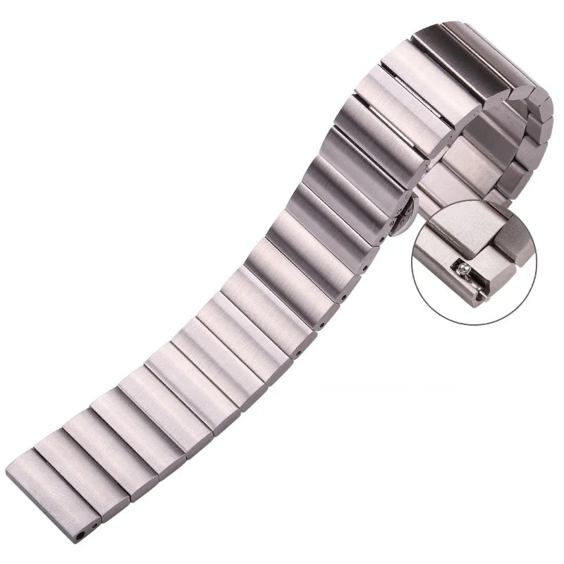 Garmin Brushed Stainless Steel Bracelet in Silver