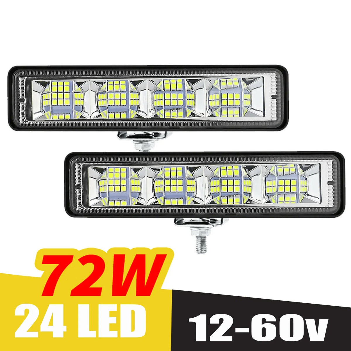 LED Work Lights for Golf Carts, 2-Pack, 12V to 60V