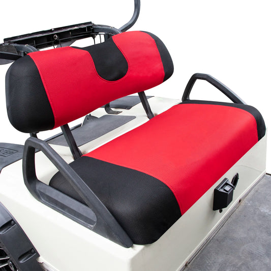 Golf Cart Seat Cover Set for Club Car DS & EZGO TXT, Breathable Mesh