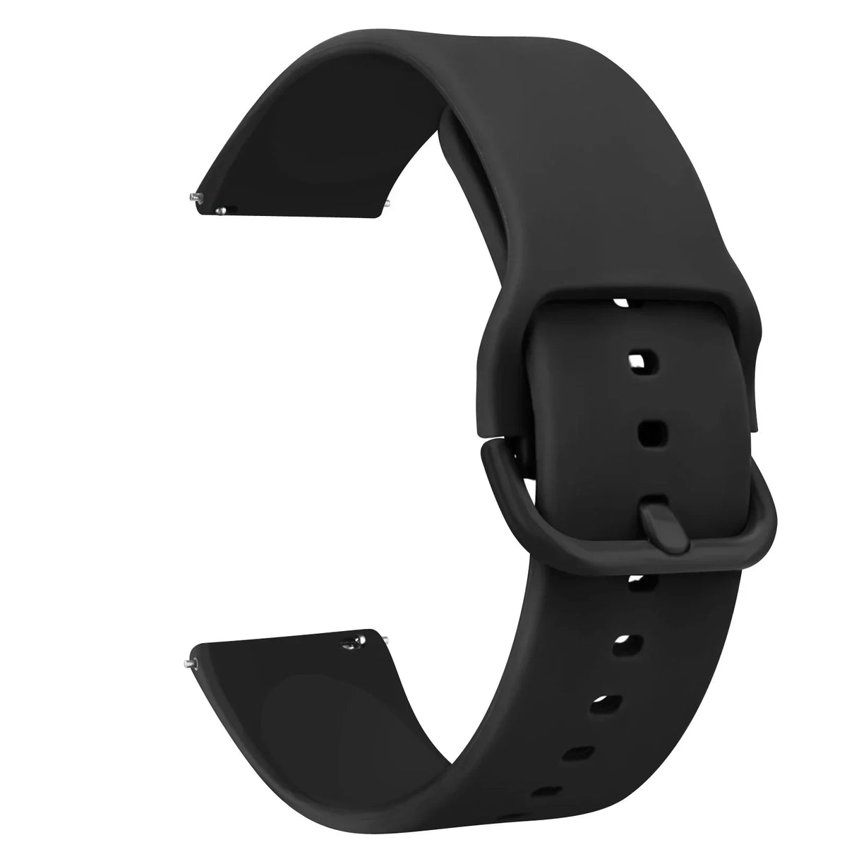 Motorola Moto Silicone Watch Band with Matching Buckle — Midnight
