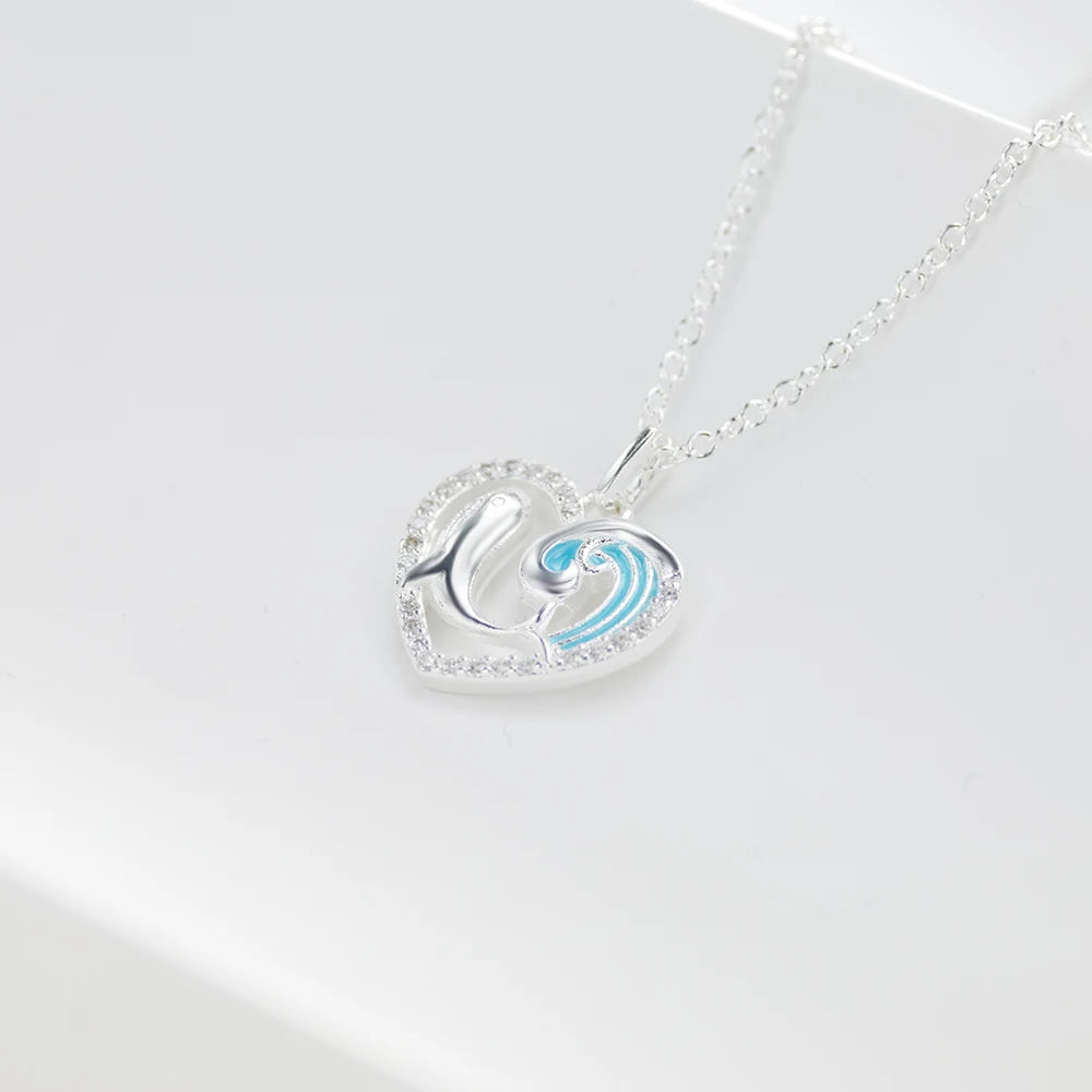 Ocean Moonstone Pendant Necklace, 925 Sterling Silver, photo 4