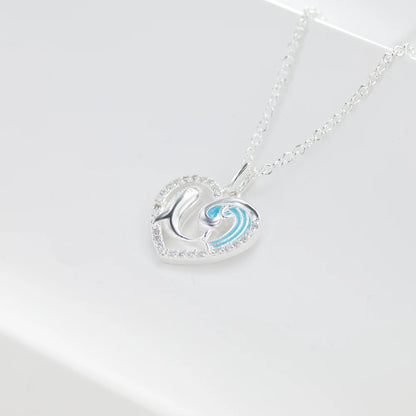 Ocean Moonstone Pendant Necklace, 925 Sterling Silver, photo 4