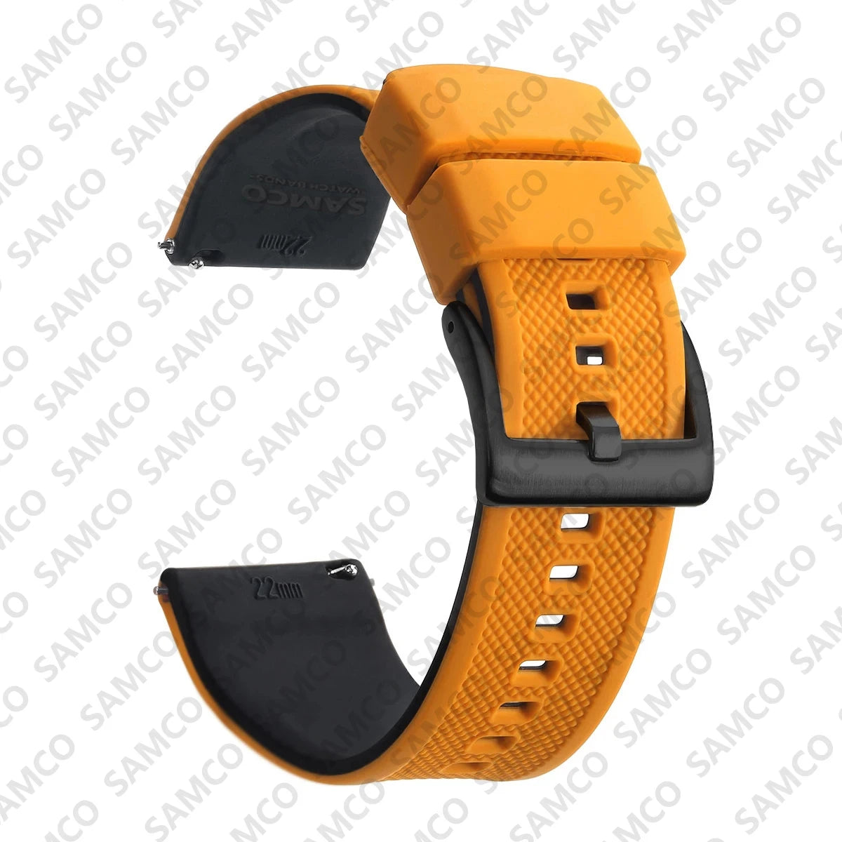 OnePlus Watch Band Quick Release Silicone Strap Sweat Resistant Black