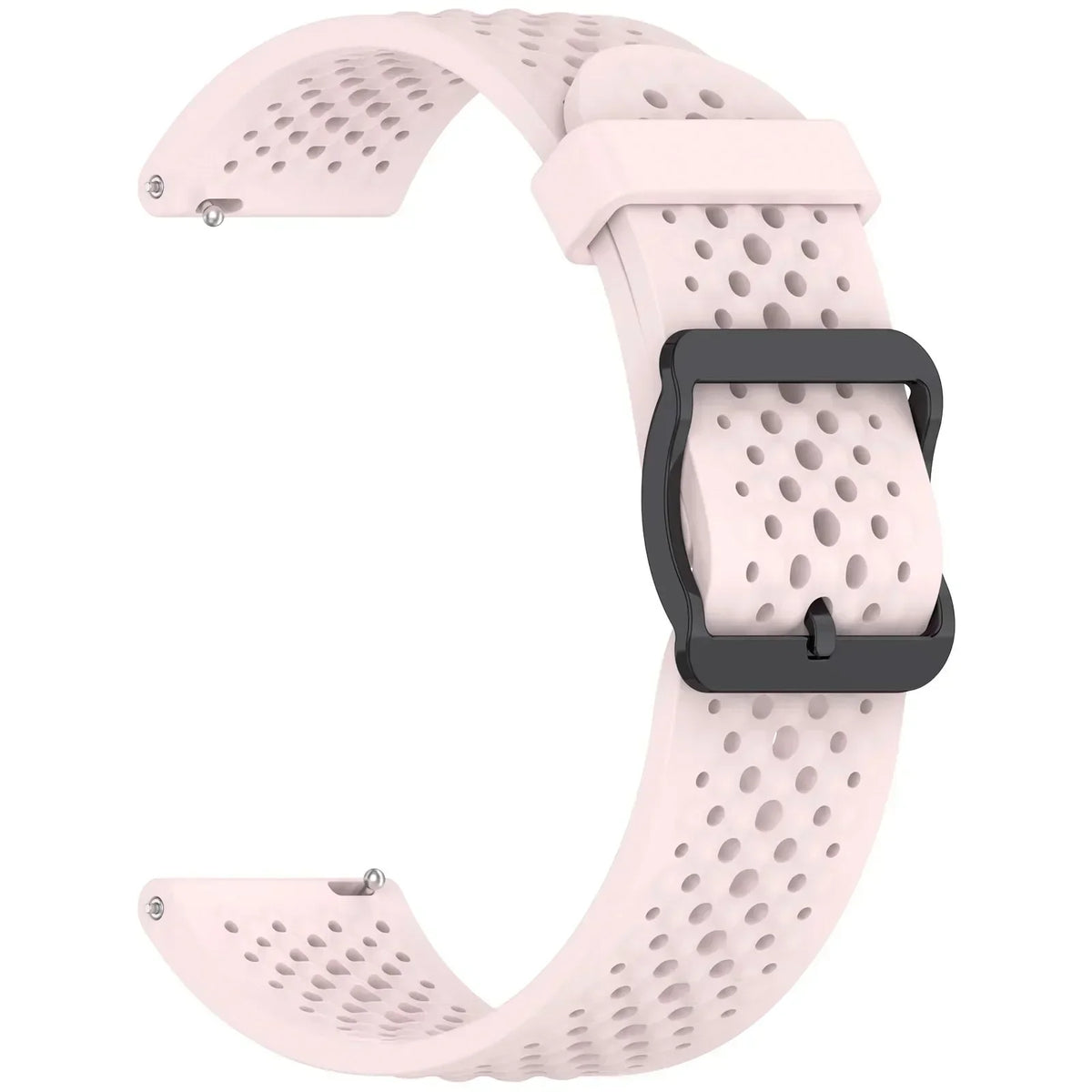 Perforated Silicone Buckle Band for Polar – Light Pink