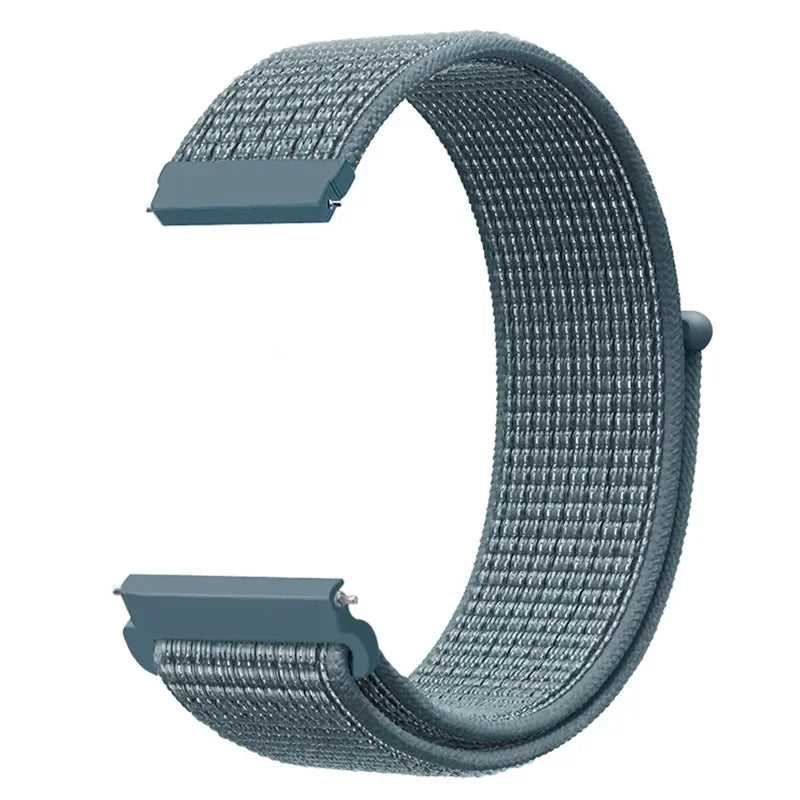 COROS Adjustable Nylon Loop Watch Band in Colors & Camo - Slate Blue
