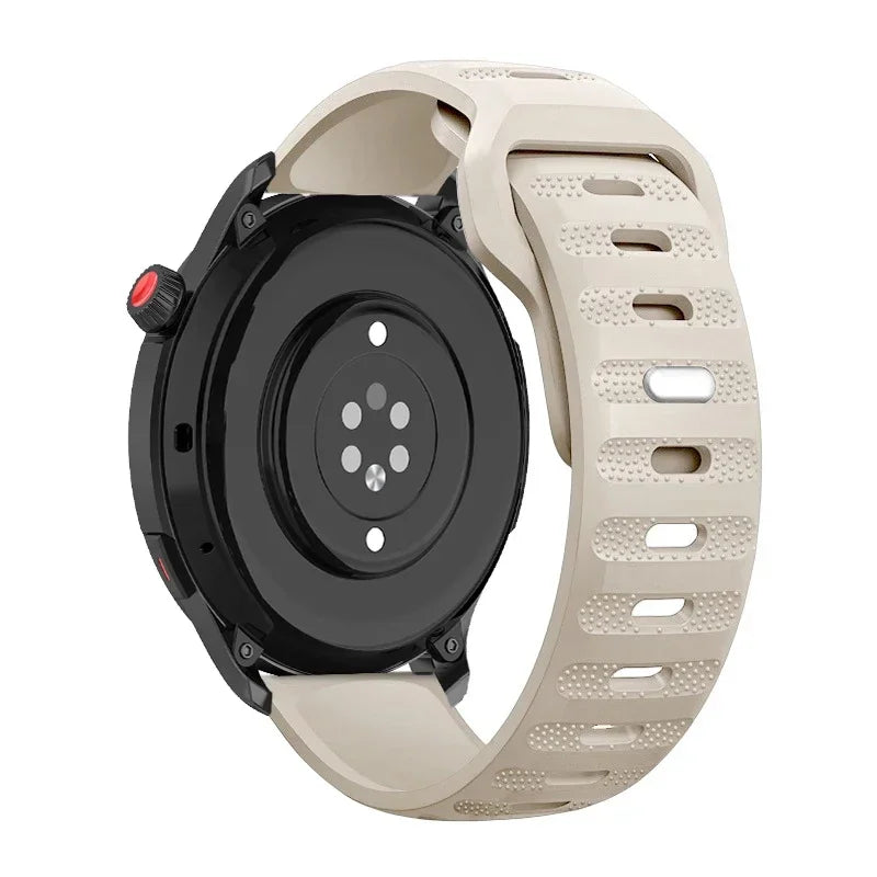 Textured Pin-and-Tuck Silicone Band for Motorola Moto — Starlight