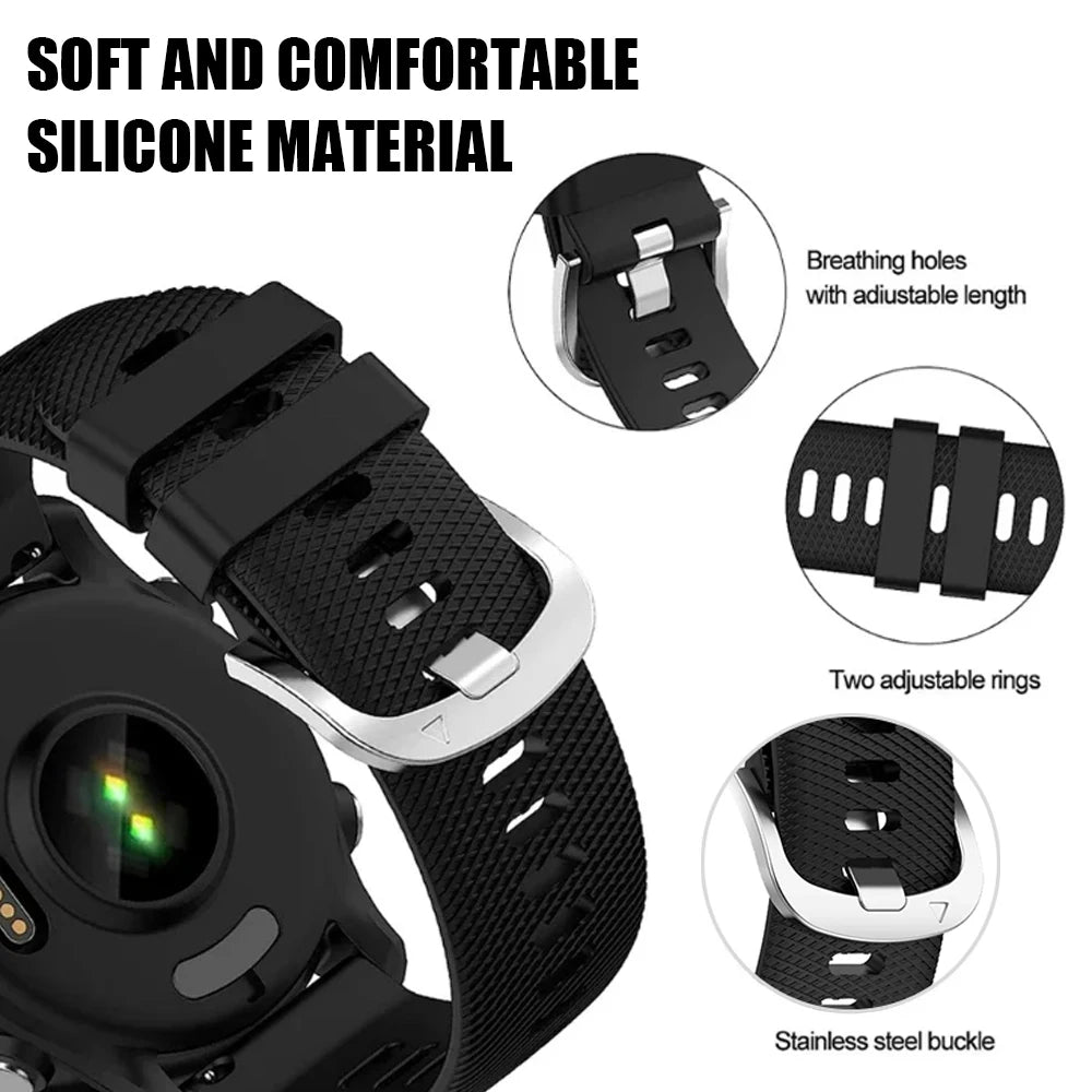 Silicone strap buckle, slots and keepers for COROS – BandsCo Straps