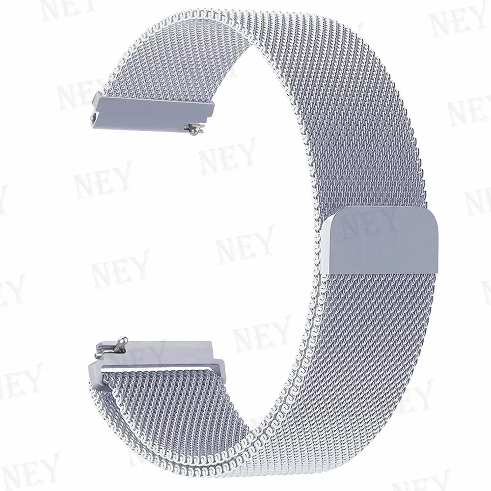 COROS Stainless Steel Milanese Mesh Watch Band - Light Gray