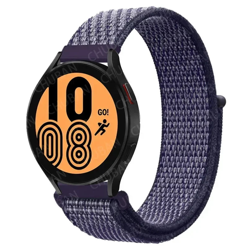 COROS Nylon Sport Loop Watch Band in Solid & Mixed Colors - Lavender / Navy