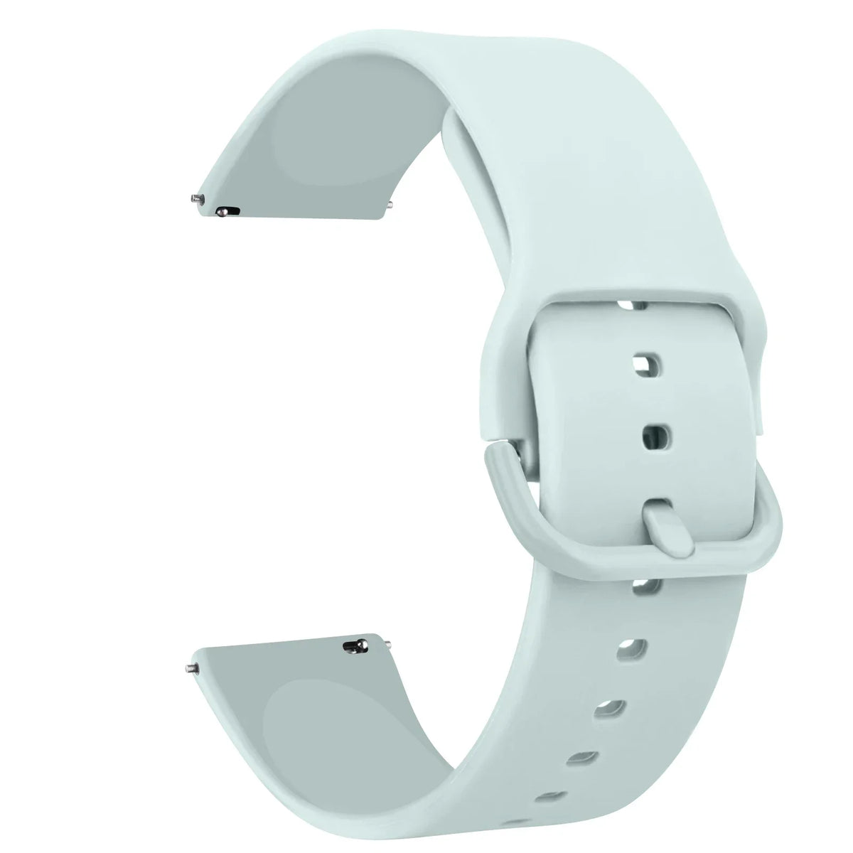 COROS Silicone Watch Band with Matching Buckle - Pale Aqua