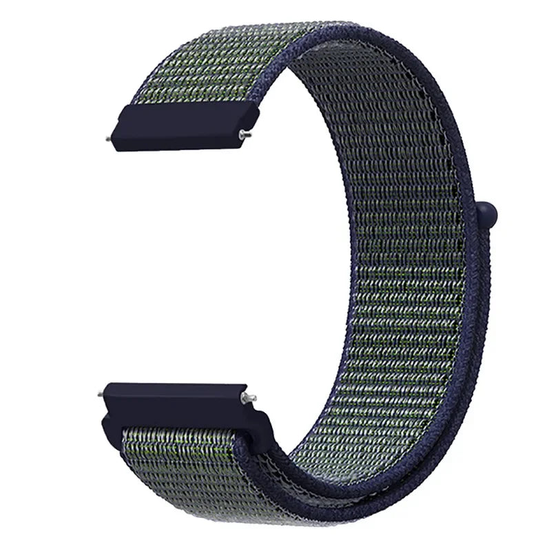 Polar Adjustable Nylon Sport Loop Band – Olive / Navy Mix