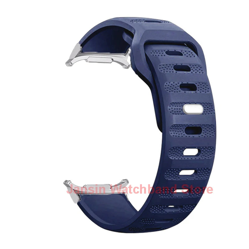 Samsung Galaxy Silicone Sport Watch Band - Ultra/Ultra2 Replacement in Midnight Blue, durable and flexible for active lifestyles.