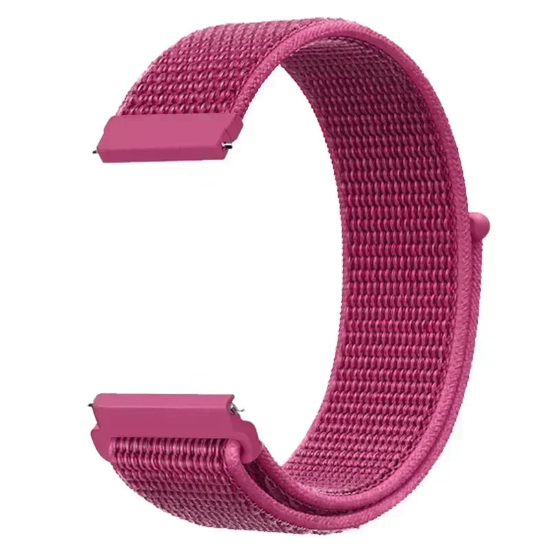 Polar Woven Nylon Hook-and-Loop Band – Magenta