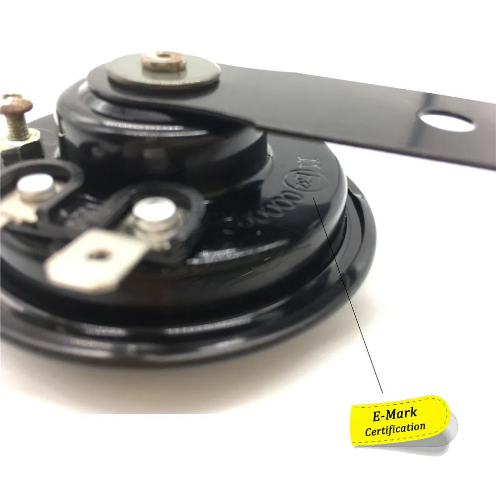 Compact 12V Electric Horn for Golf Carts