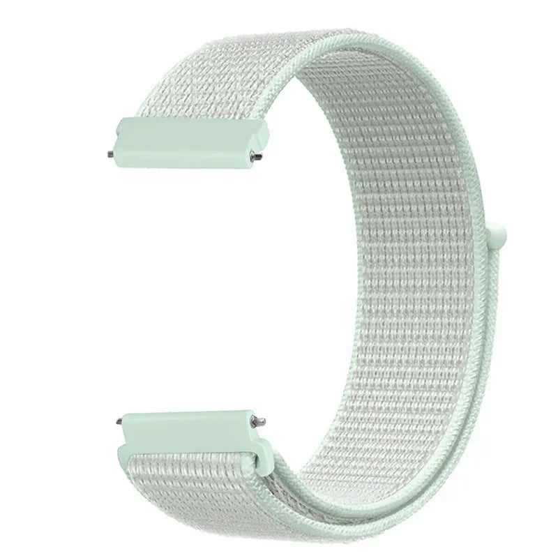 COROS Adjustable Nylon Loop Watch Band in Colors & Camo - Pale Mint