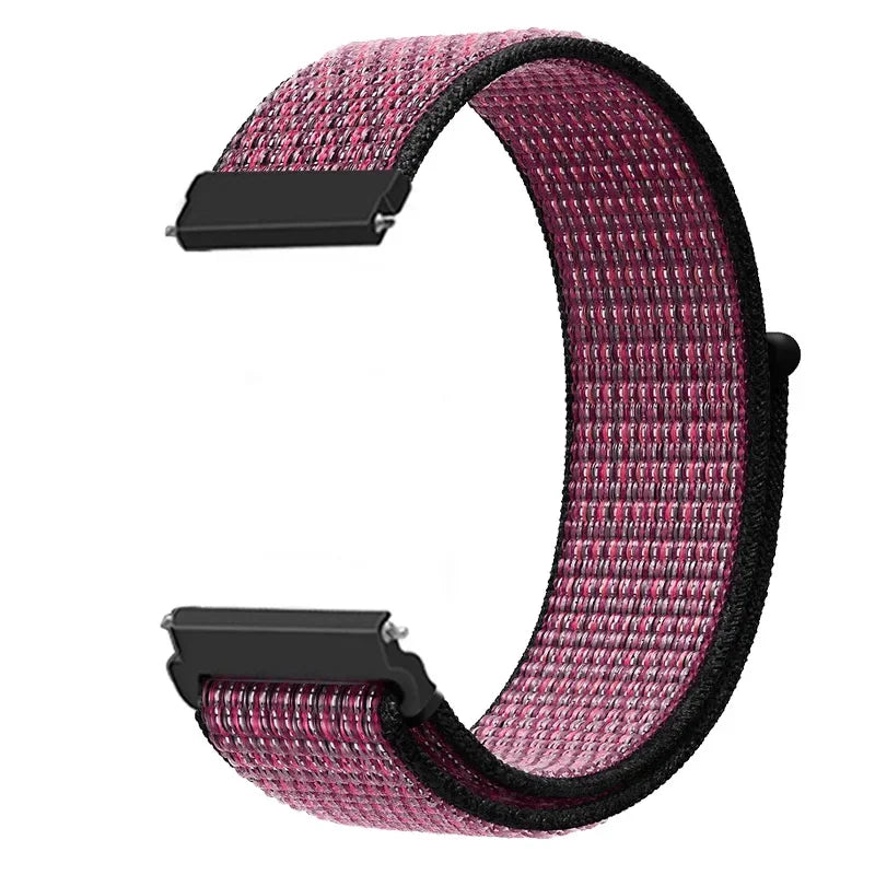 Polar Adjustable Nylon Sport Loop Band – Berry / Black