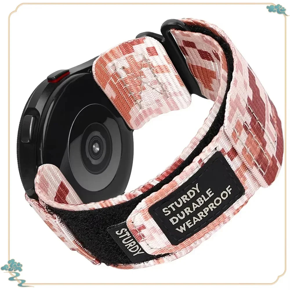 Polar Nylon Hook-and-Loop Band in Solid and Camo Colors — Pink Digital Camo