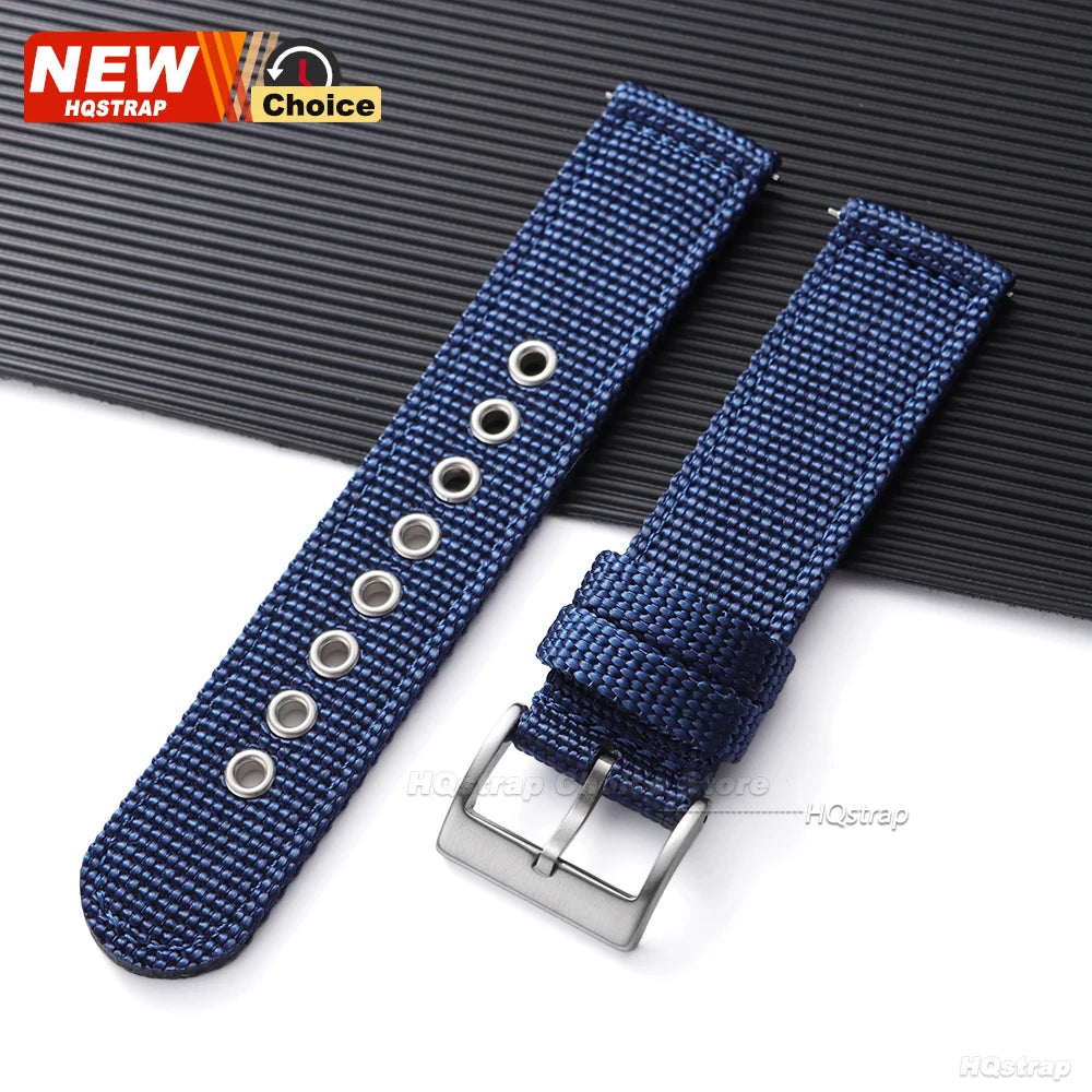 Garmin Nylon Canvas Band in Navy Blue