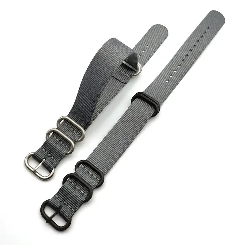 Samsung Galaxy Watch Nylon Pass-Through Strap in Gray