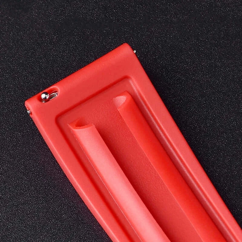 Silicone strap spring bar and underside detail for compatible Huawei watches