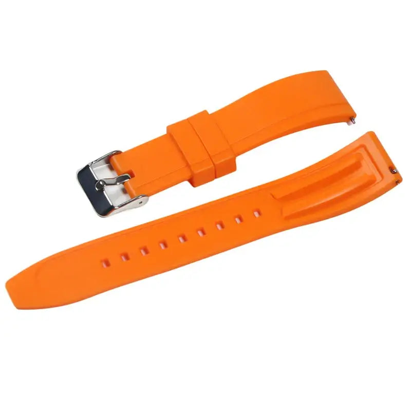 Samsung Galaxy Watch Contoured Silicone Band in Orange