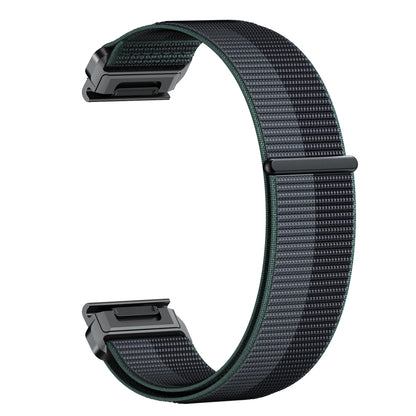 Garmin nylon quick release strap for smartwatches, soft and comfortable band, adjustable, ideal replacement option.