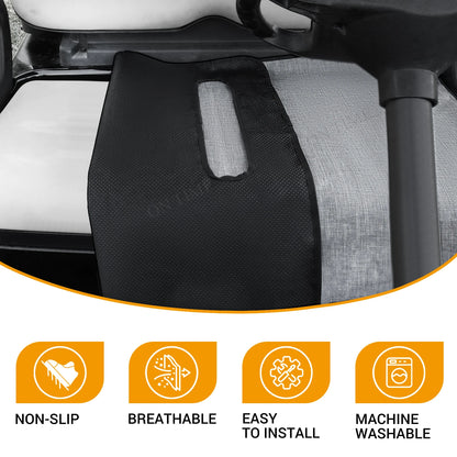Golf Cart Seat Blanket Cover, Soft Cationic Fabric, Dark Grey