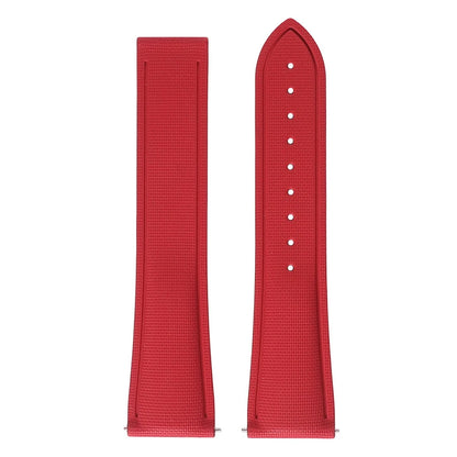 Garmin Sailcloth-Texture FKM Rubber Band in Red, strap only