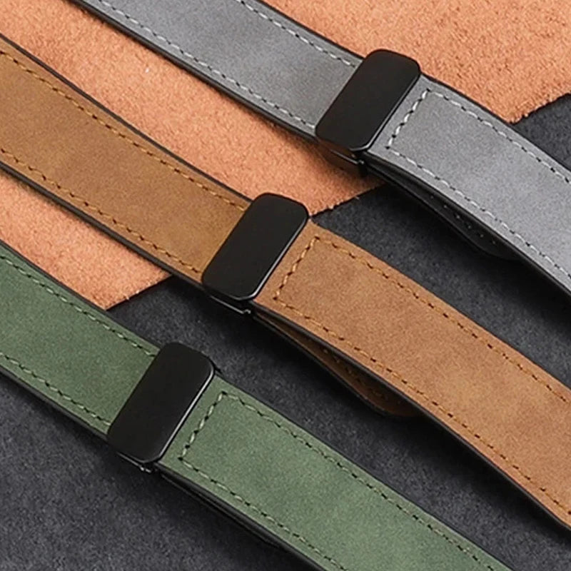 Leather and Silicone Magnetic Band in several colors