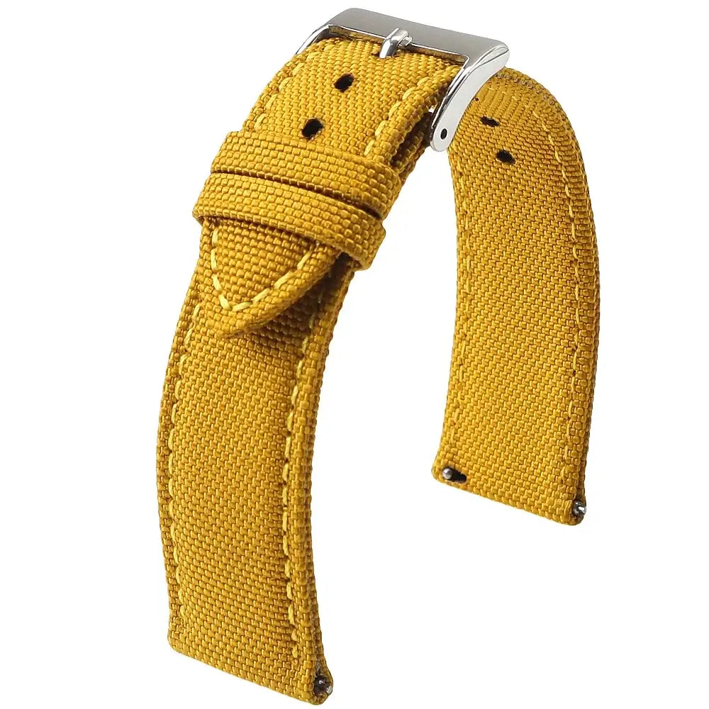 Amazfit Sailcloth Nylon Watch Band with Pin Buckle - Mustard Yellow