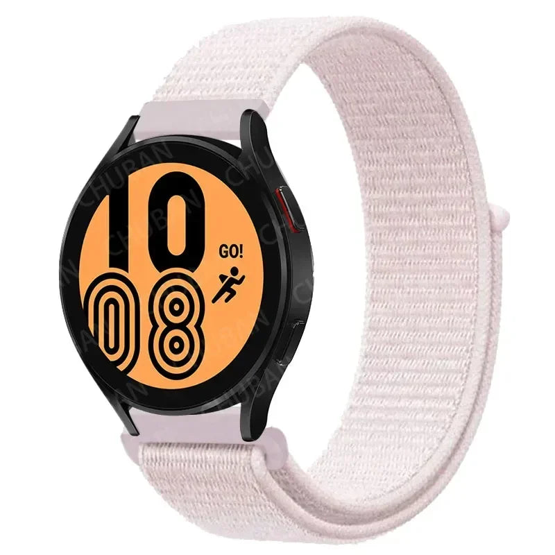 COROS Nylon Sport Loop Watch Band in Solid & Mixed Colors - Pale Pink