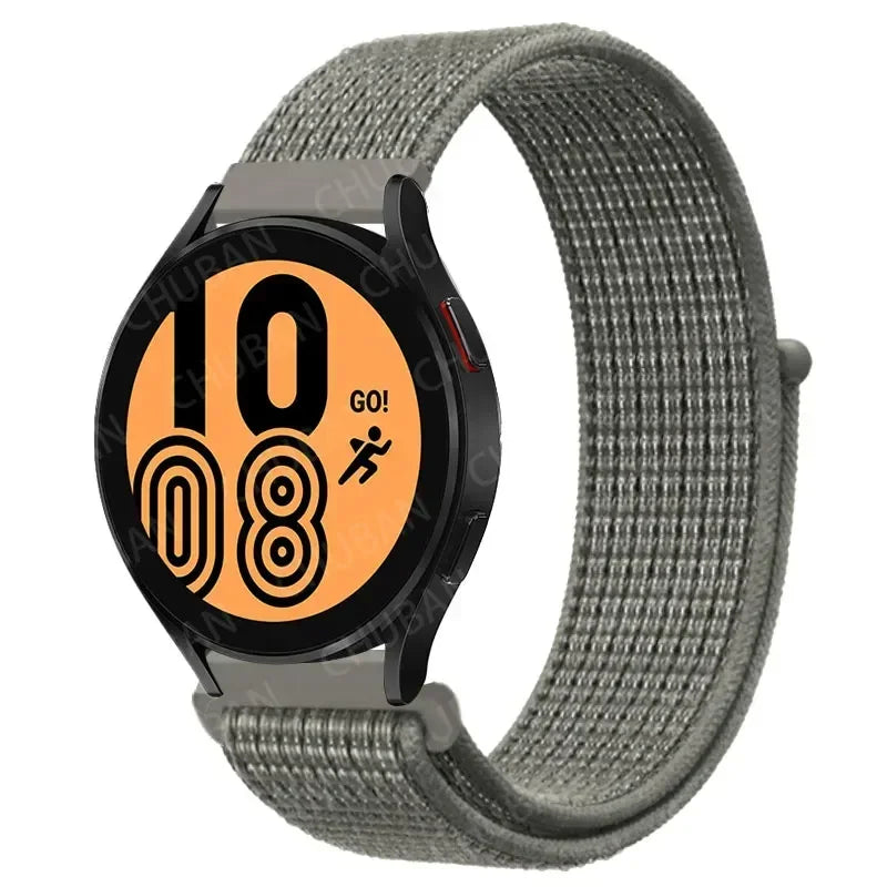 COROS Nylon Sport Loop Watch Band in Solid & Mixed Colors - Olive Gray