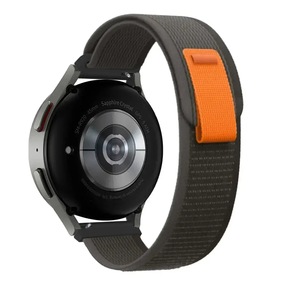 Amazfit Nylon Trail Loop Watch Band with Pull Tab - Black / Gray
