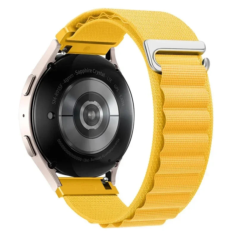 COROS Alpine-Style Nylon Loop Band – Yellow