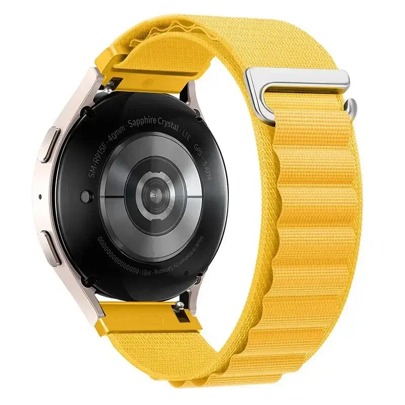 Amazfit Alpine-Style Nylon Loop Band — Yellow